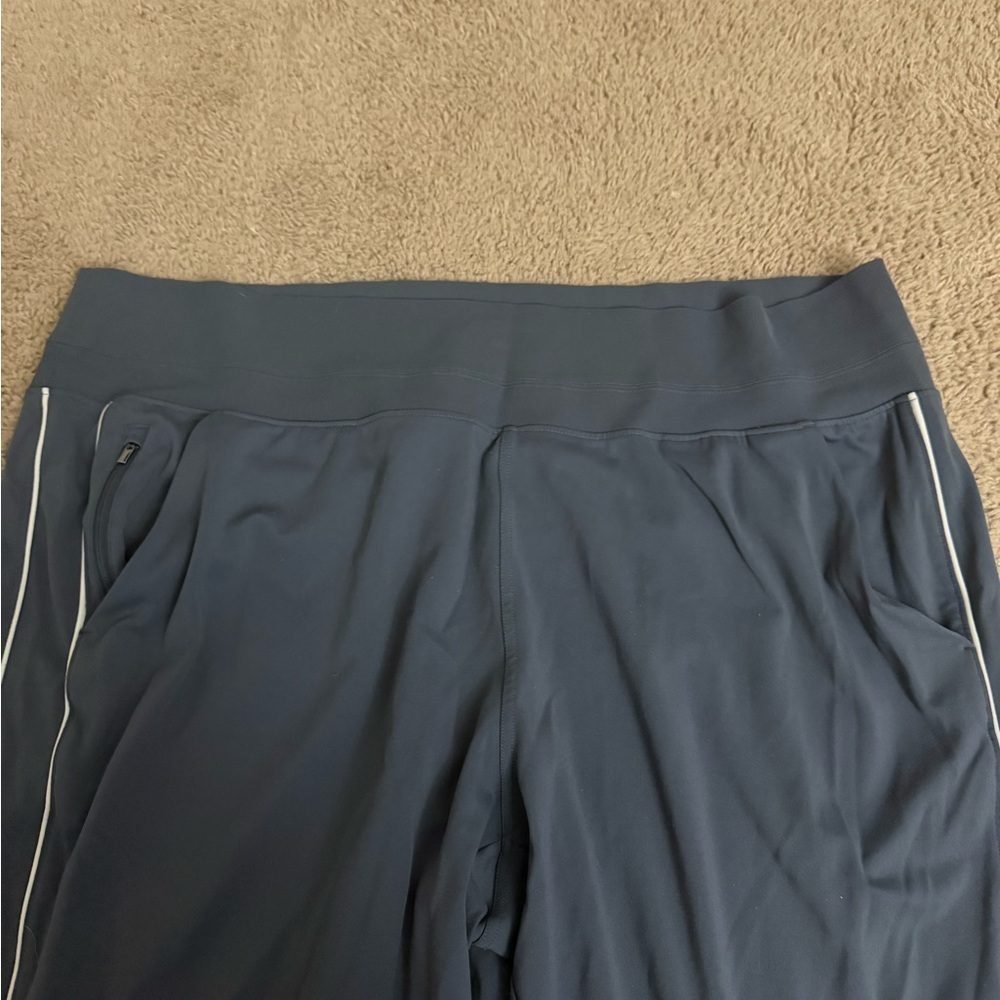 Athleta Venice High Rise Track Stripe Jogger 3XL Granite Blue Women’s - Picture 5 of 8